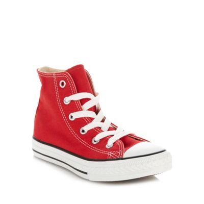 Converse Boy's red 'All Star' hi-top trainers